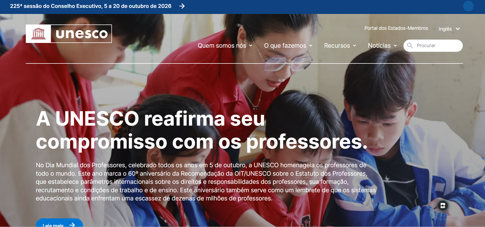 Site da UNESCO 
